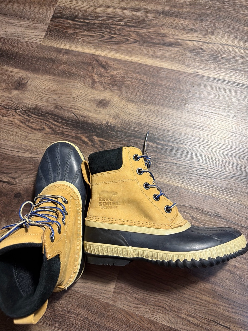 Sorel Cheyanne II Waterproof Insulated Winter Boots Chipmunk Men's Size 7.5
